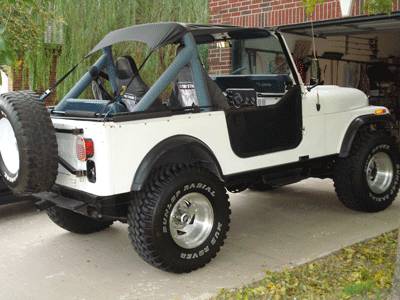 Cj7 Jeep White