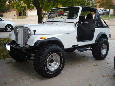 Cj7 Jeep White