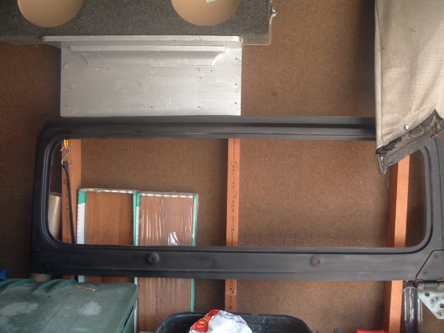 FIBERGLASS WINDSHIELD FRAME. N