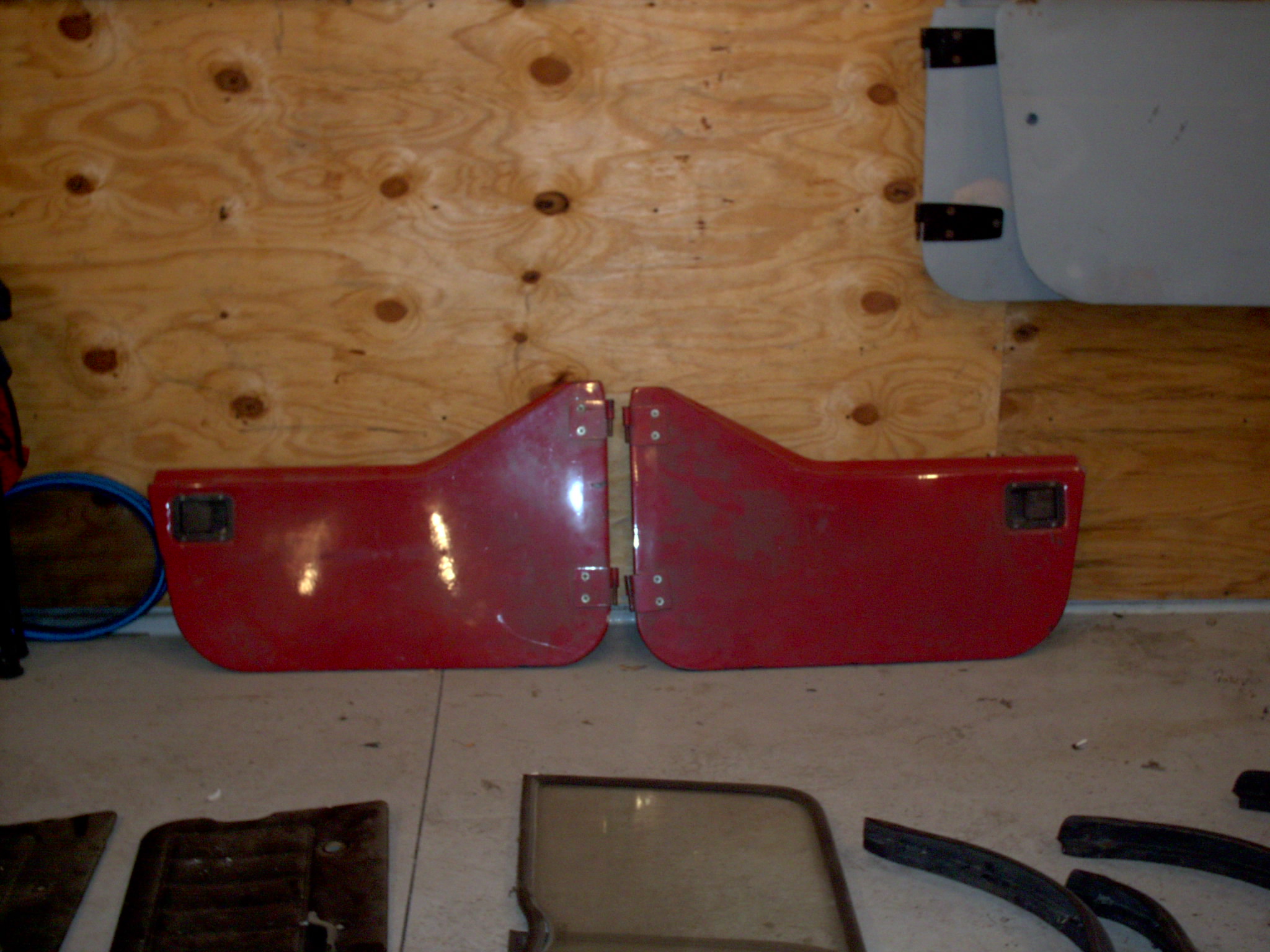 Fiberglass half doors