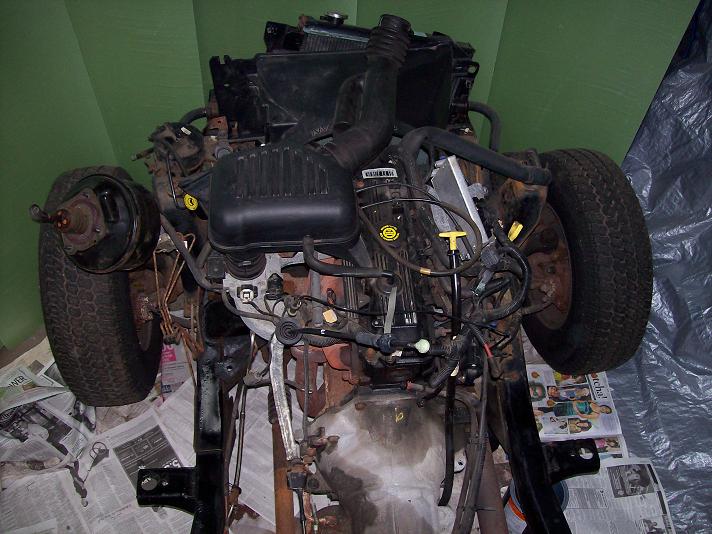 jeep engine,tranny,danas,frame